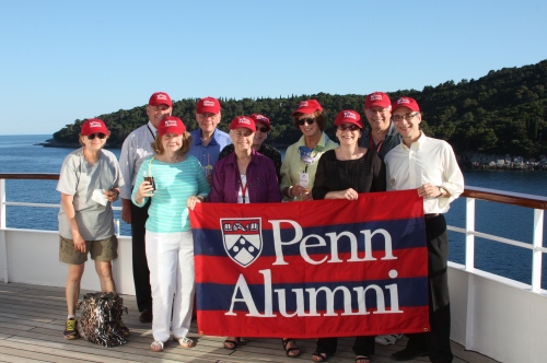 Professor Ralph Rosen with his group of Penn alumni and friends.