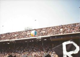 Beach ball fun during Penn Commencement, May 17, 1993. Photo by Kiera Reilly, C'93.